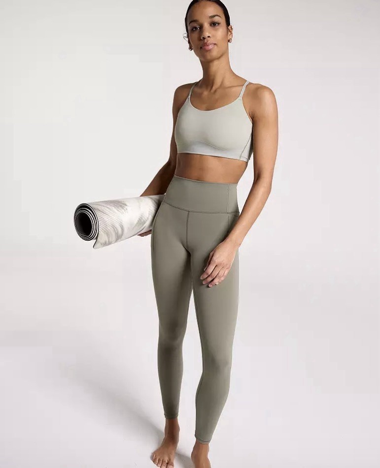 CALIA Inspire High Rise 7/8 Leggings Pockets Blue or Gray XXS XS S $98 NWT