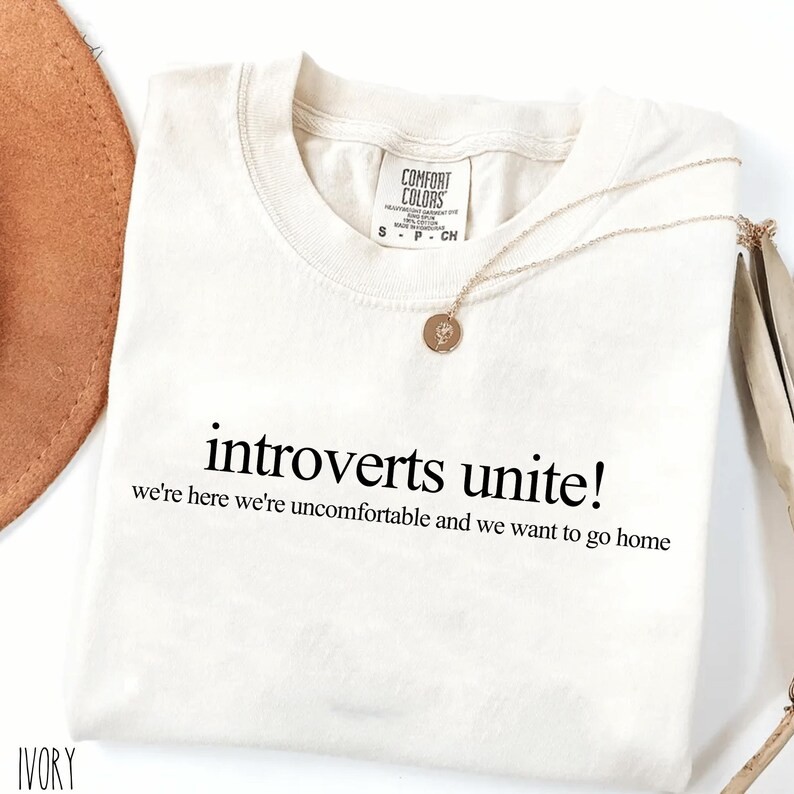 Introverts Unite Comfort Tee Funny Introvert Humor Gift
