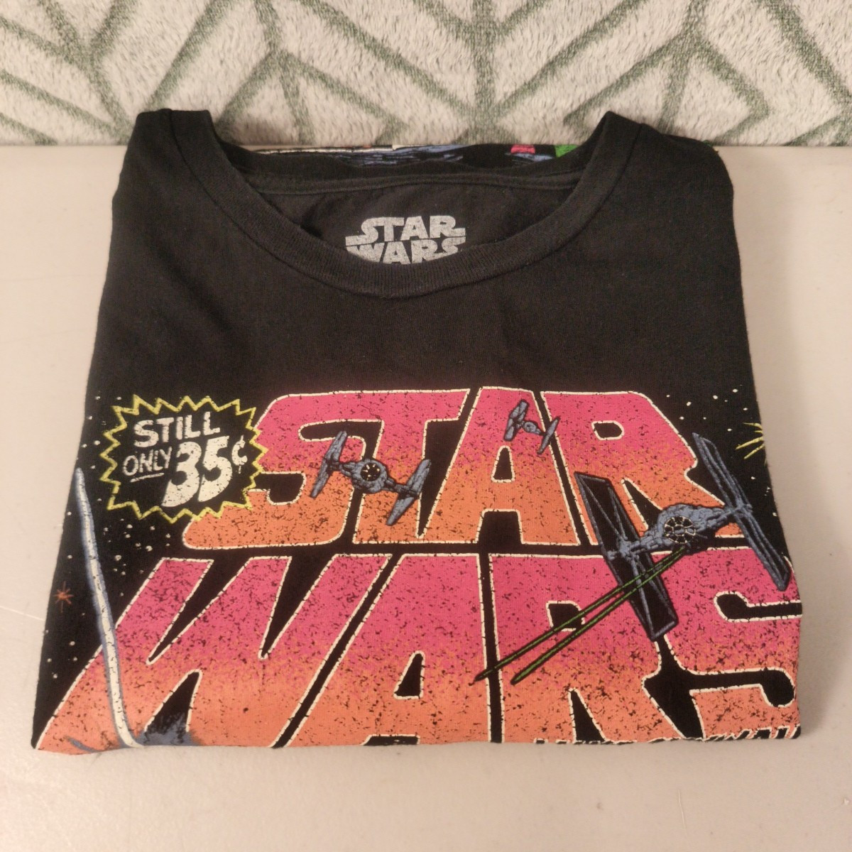 Star Wars Comic Promo TShirt Adult L Black Mad Engine Luke Skywalker Darth Vader
