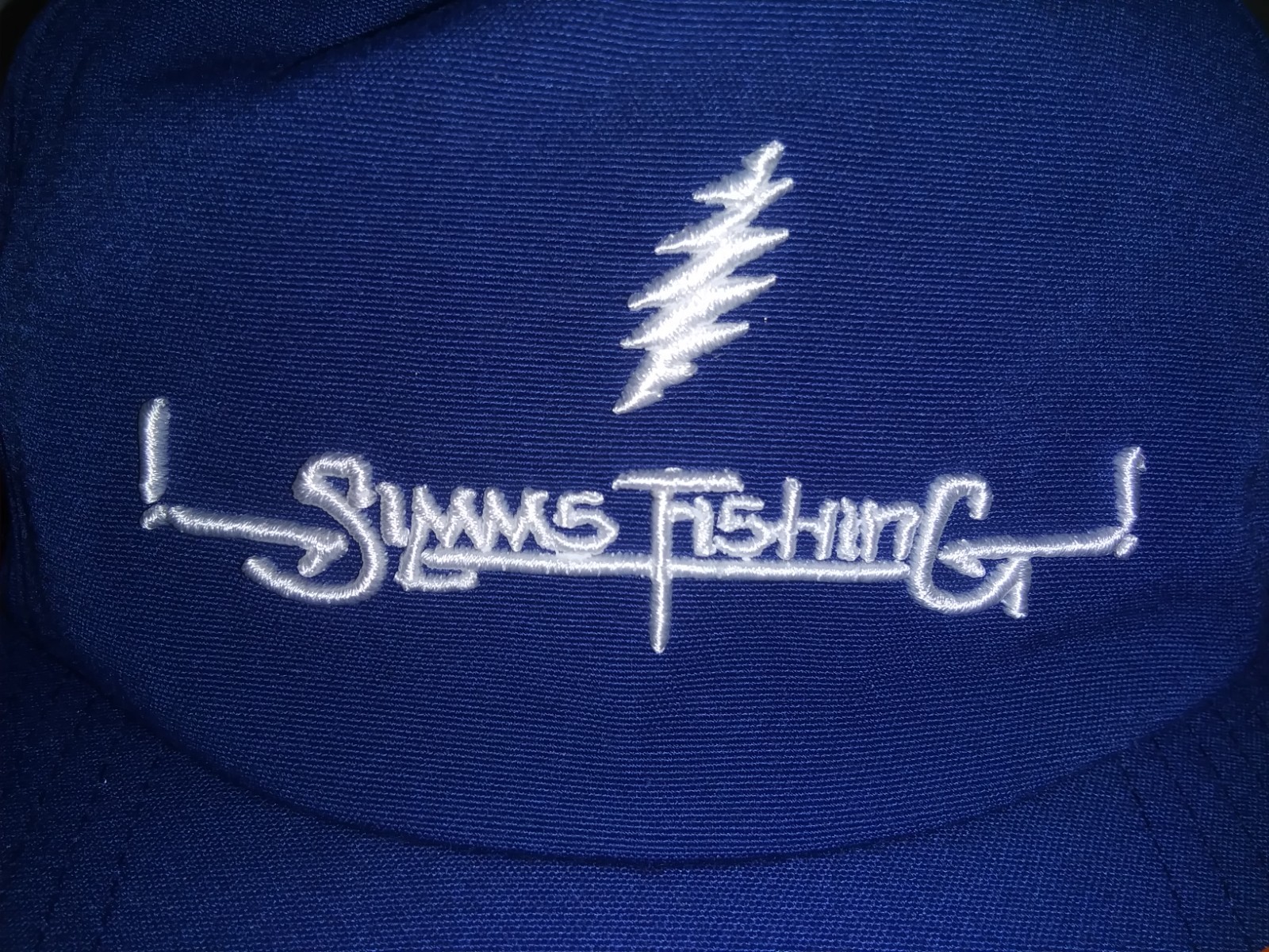 New Simms Fishing Hat – The Grateful Dead Lighting Bolt & Fish Lure Baseball Cap