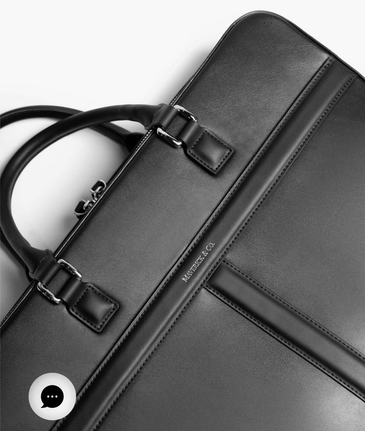 Maverick & Co Delta Leather Briefcase