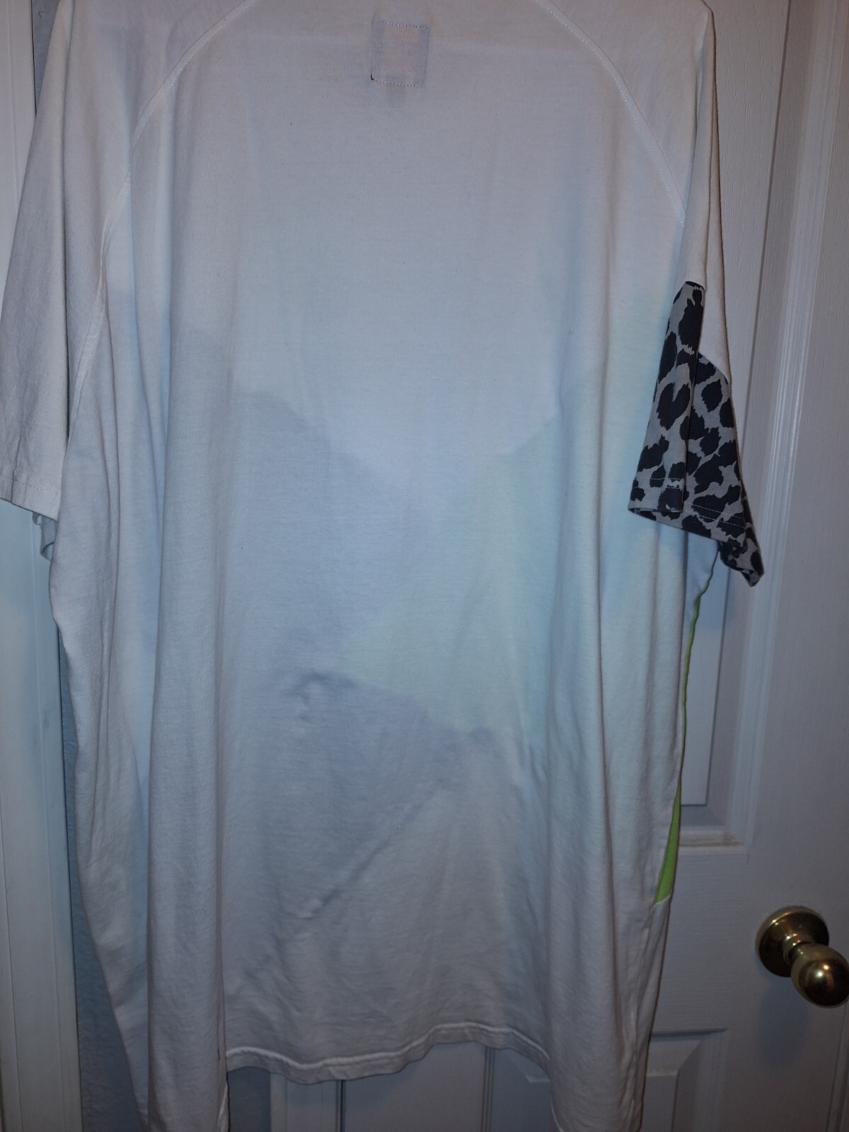 Rare Staple Pigeon White Colorblock Reflective T Shirt 3xl