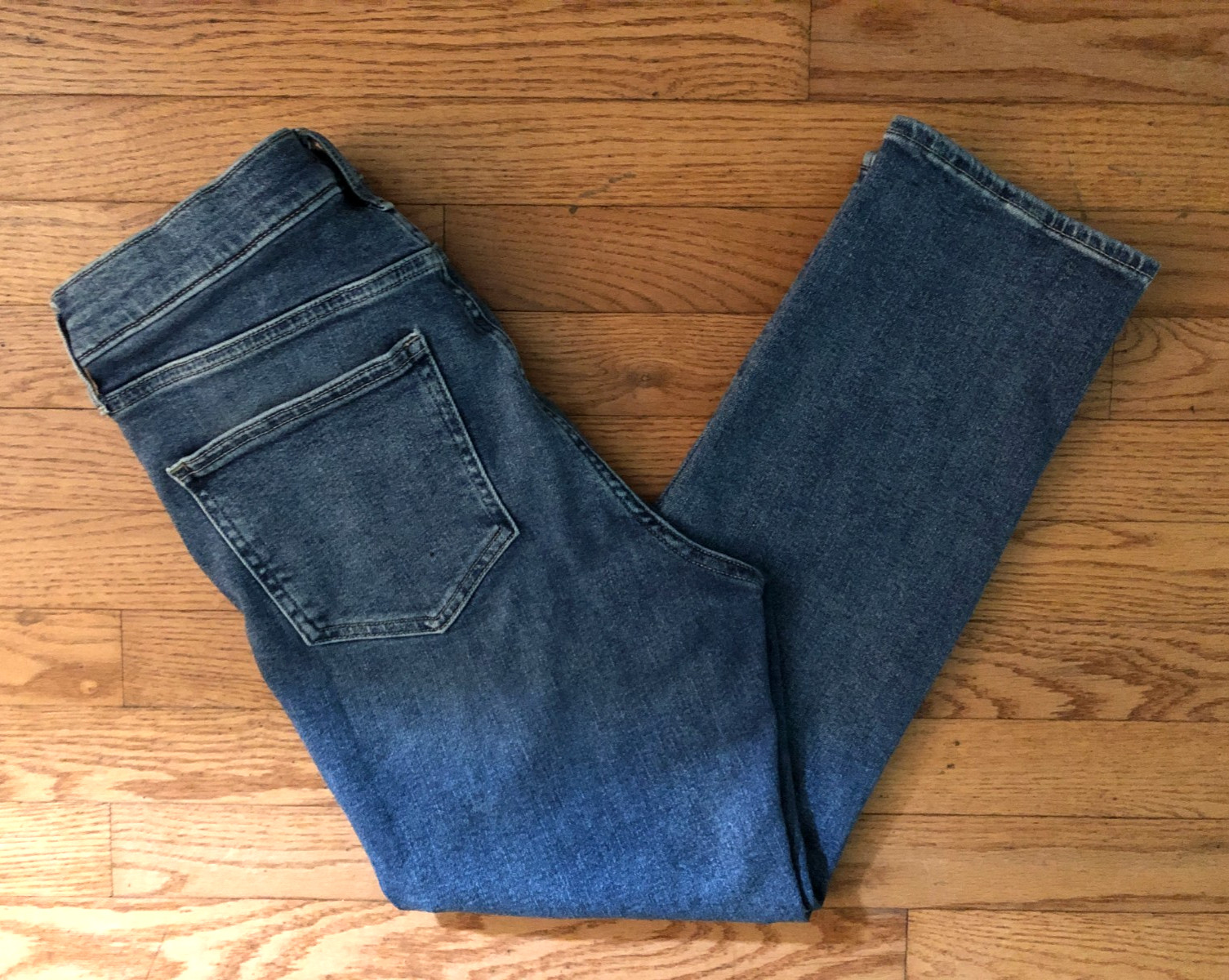 GAP High Rise Soft Vintage Slim Denim Stretch JEANS~Womens 10/30 SHORT~Med Blue