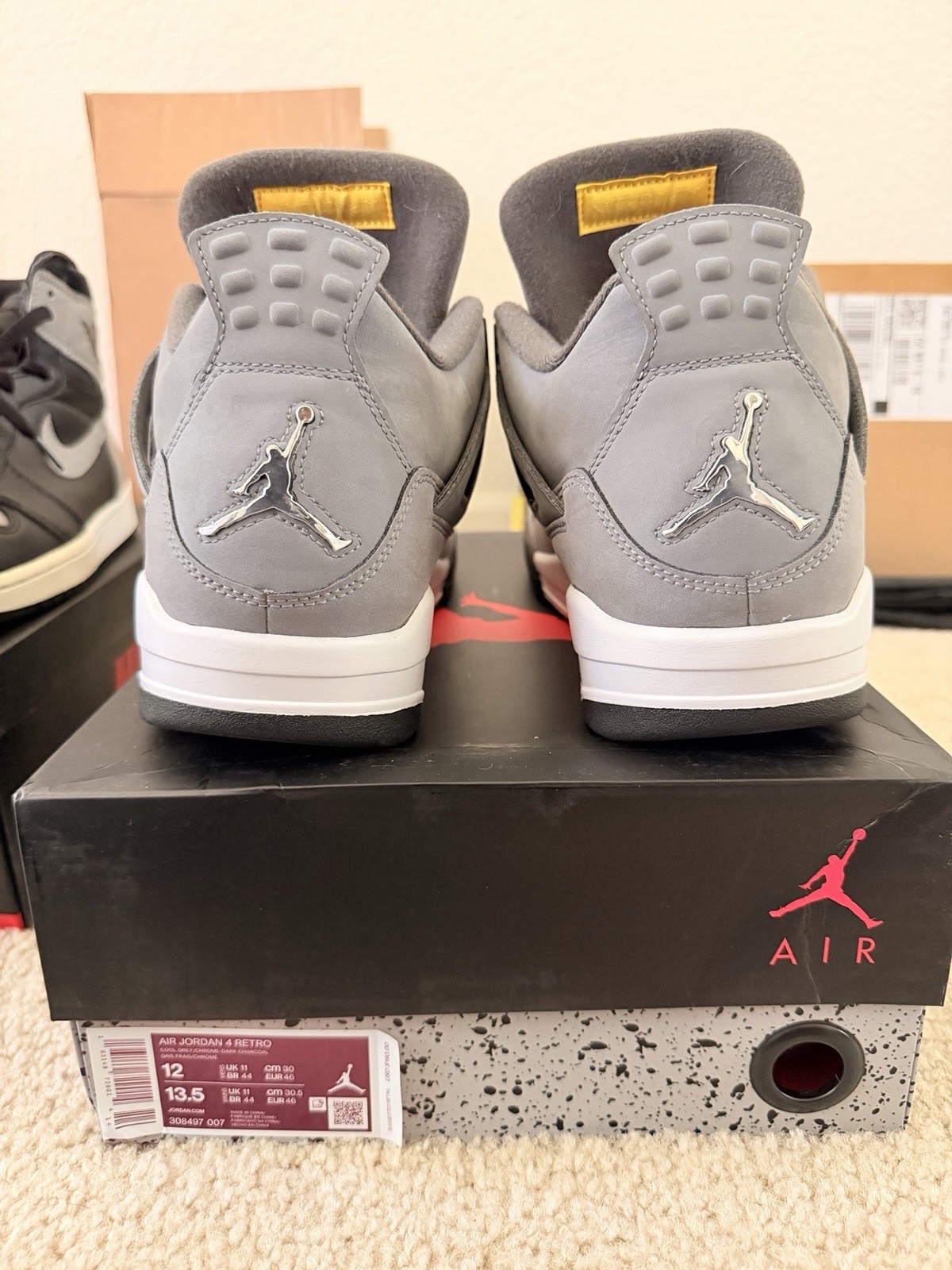 Size 12 – Jordan 4 Retro Low Cool Grey