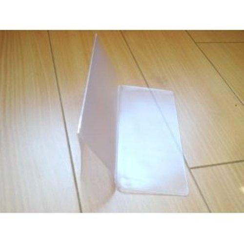 Clear Plastic Checkbook Divider Insert Sleeves