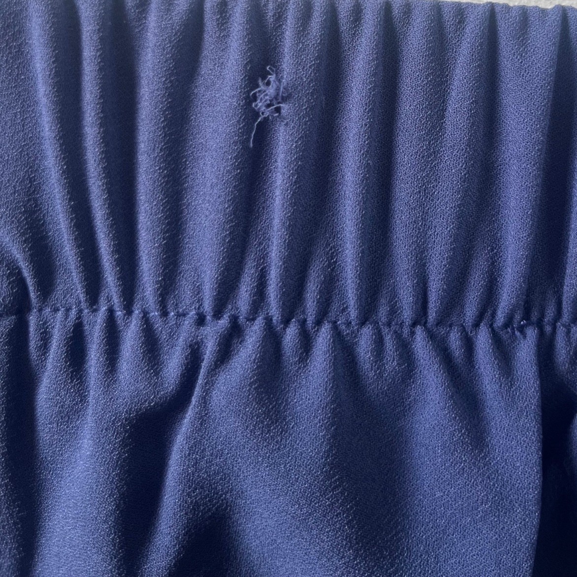 Terra & Sky Elastic Waist Pants Lightweight Recycled Polyester 2X Blue New WOT