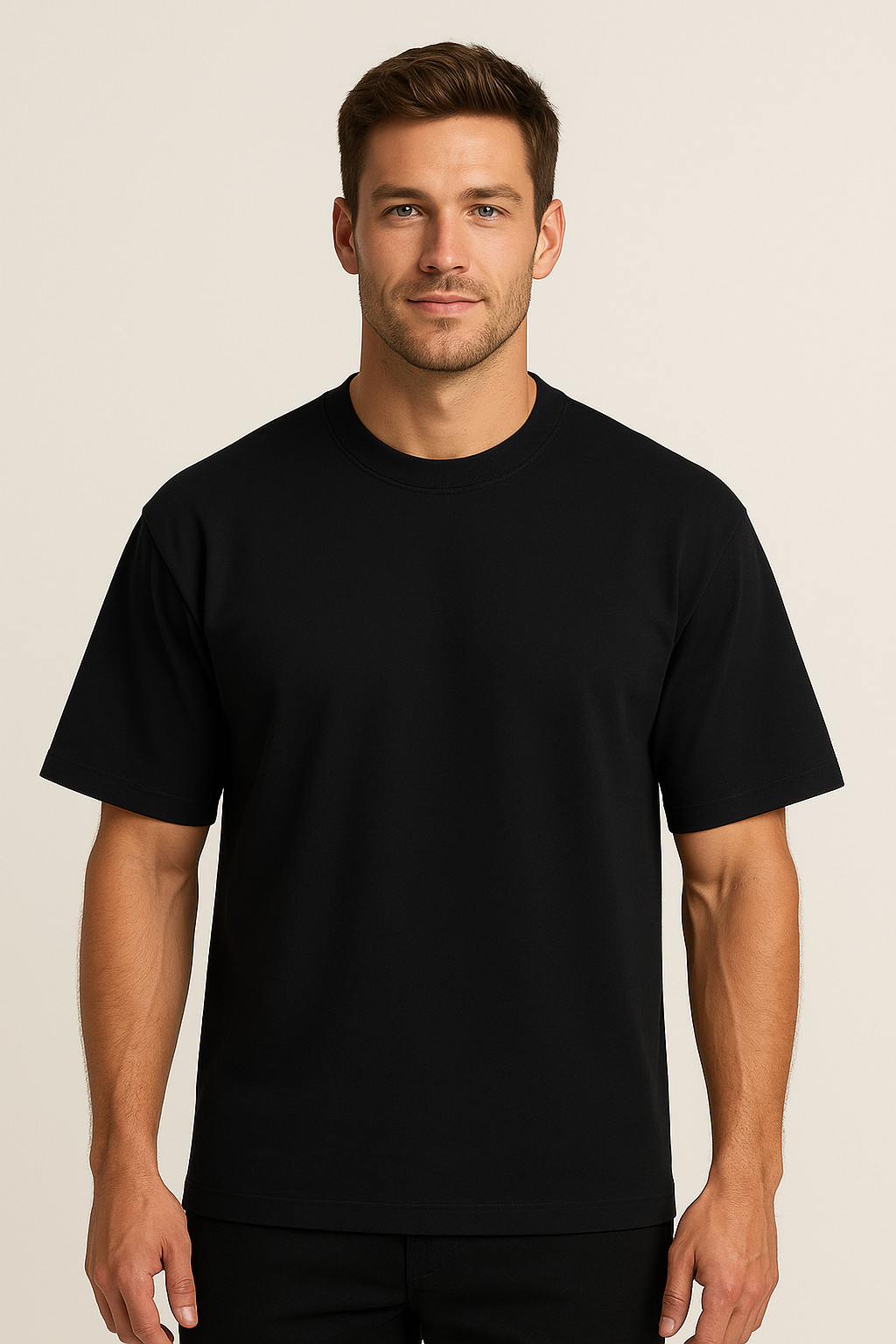Plain Tall T-shirts Round Neck[JOHN SON]Super Heavy Weight[L~7XL]Big Size Single