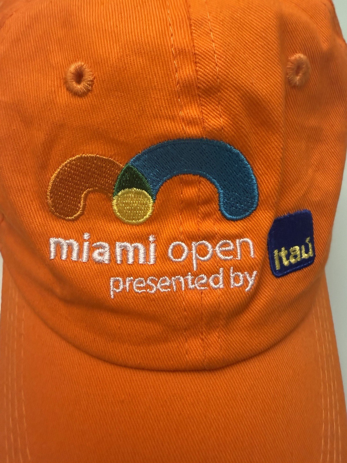 2017 Miami Open by Itaú Tennis Miami Masters Cap Hat Orange Roger Federer