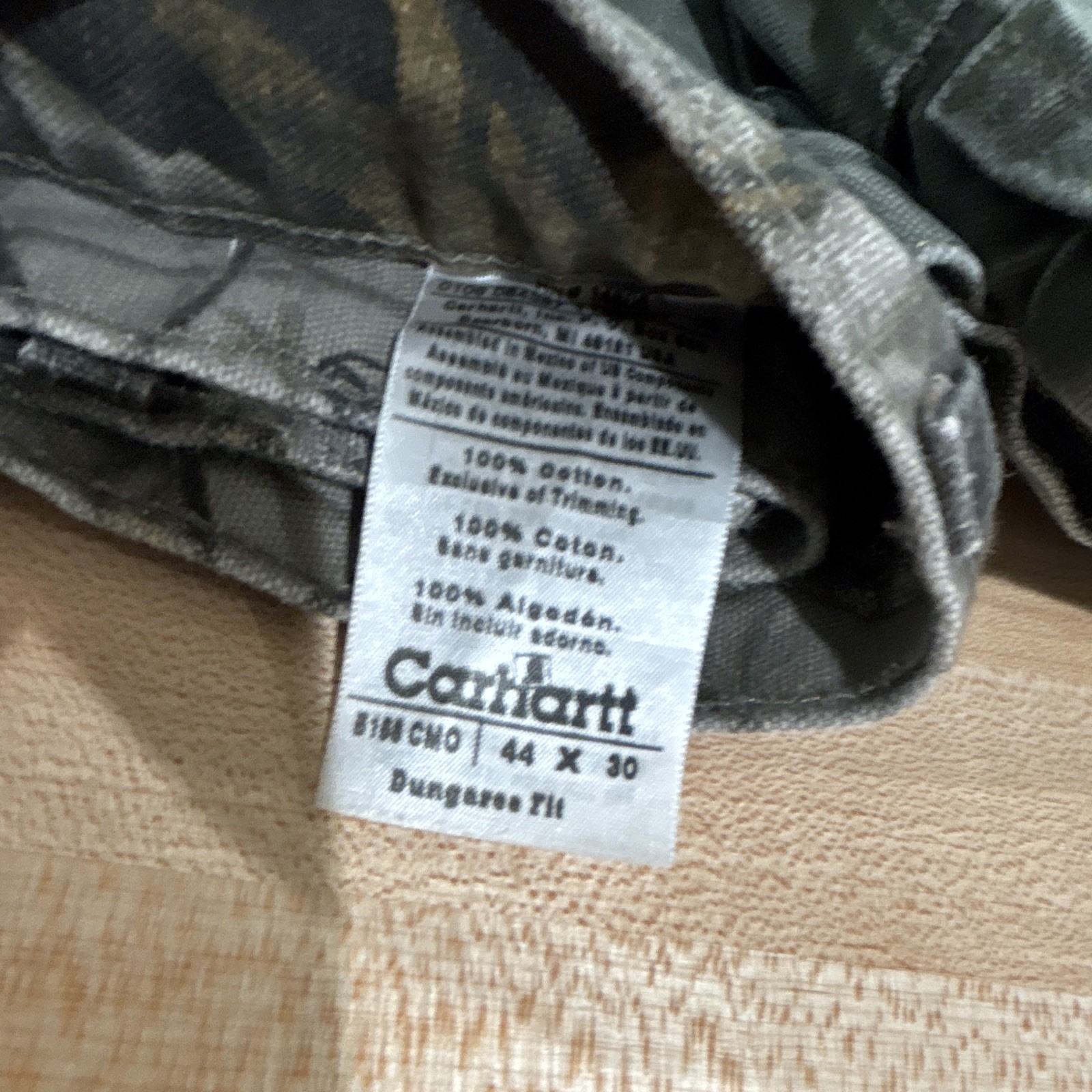 Four Pair Carhartt Men’s Workwear Pants