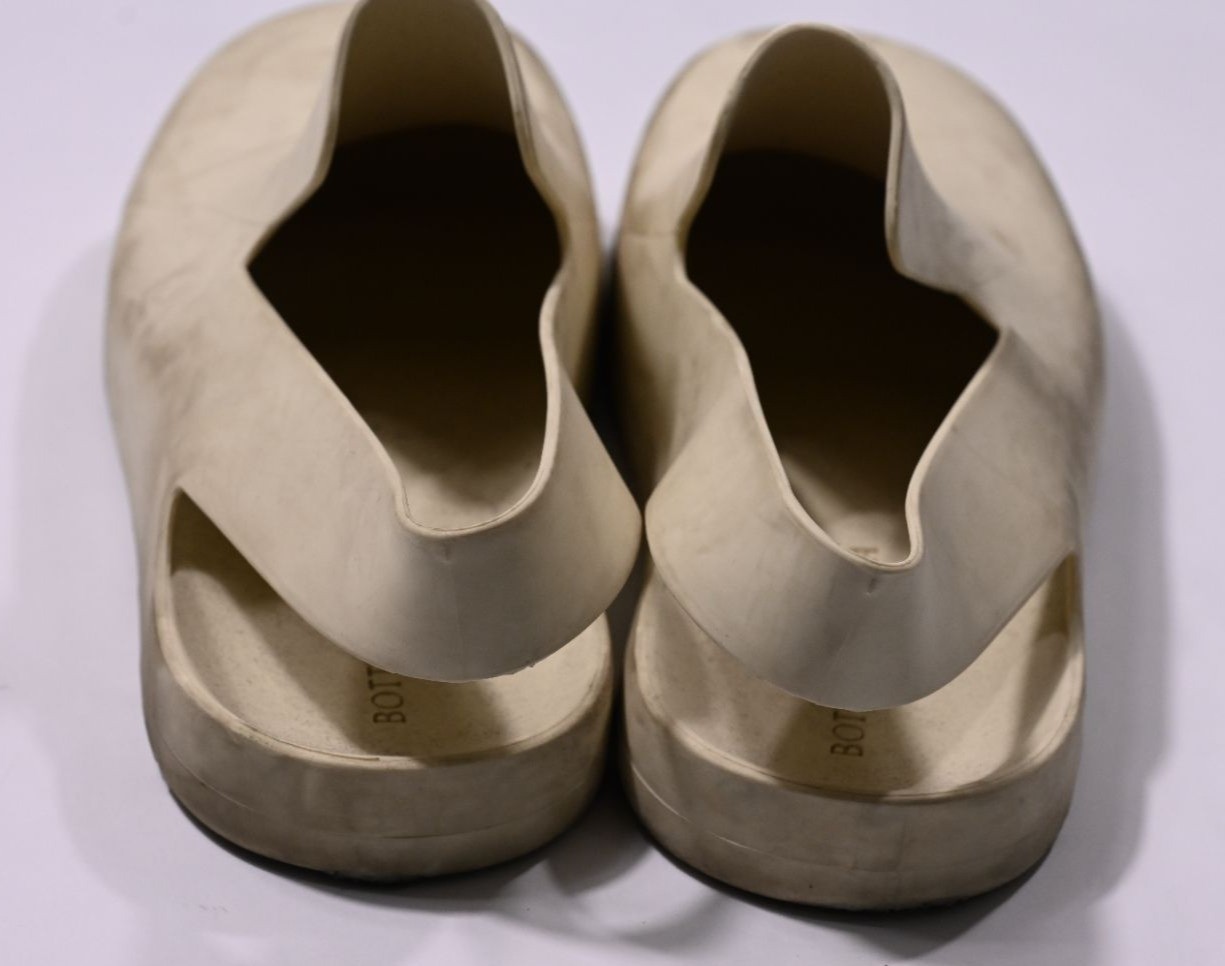 Bottega Veneta Slingback Puddle Shoes in Sea Salt