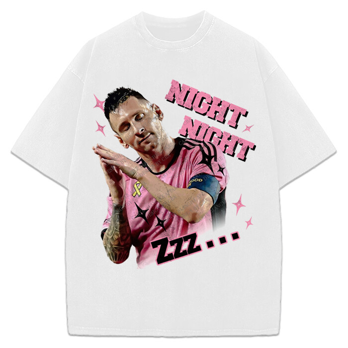 Lionel Messi Night Night Celebration Celly Greatest Of All Time GOAT T-Shirt