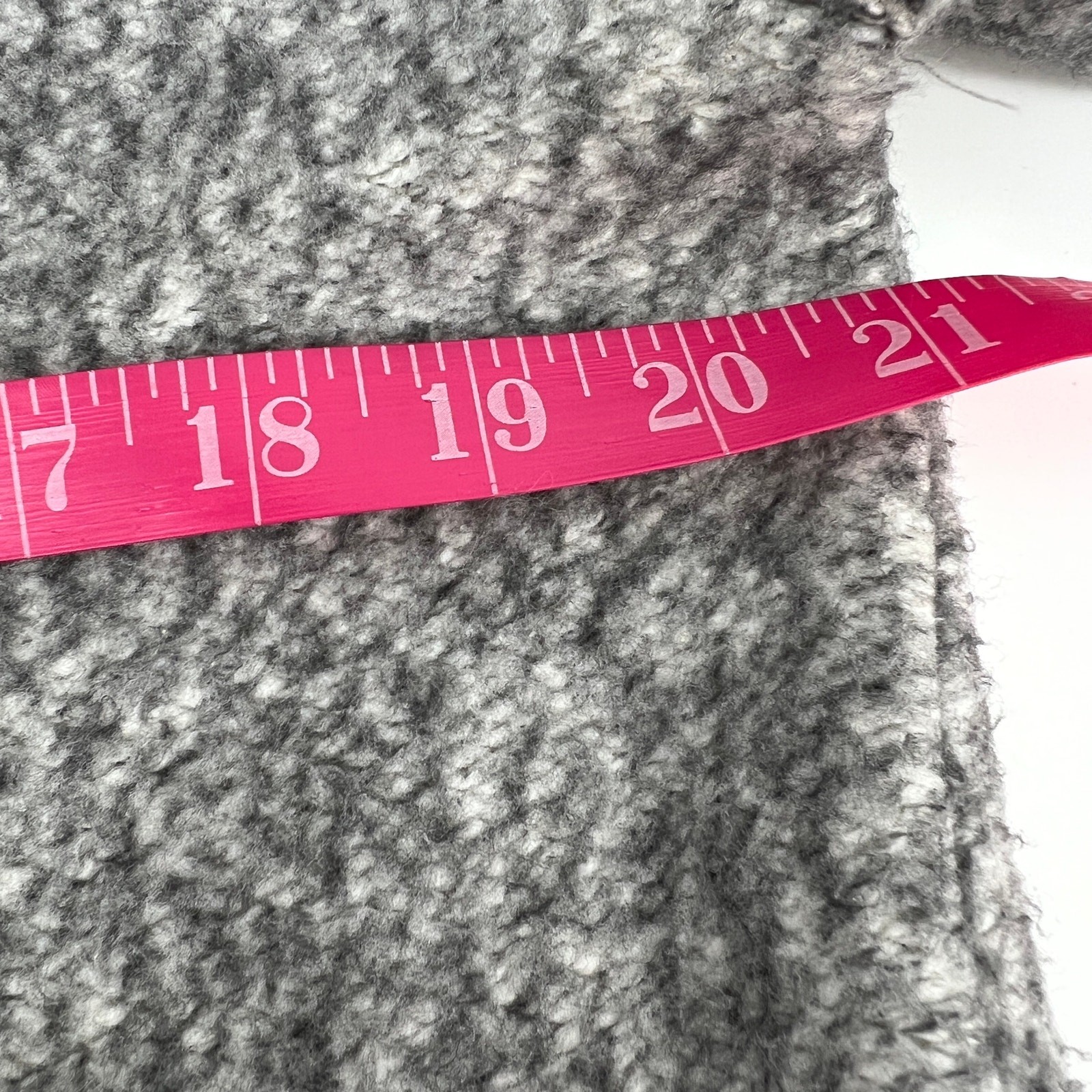 Soft Surroundings Sweater Coat Women M Heathered Gray Long Coatigan Shawl Collar