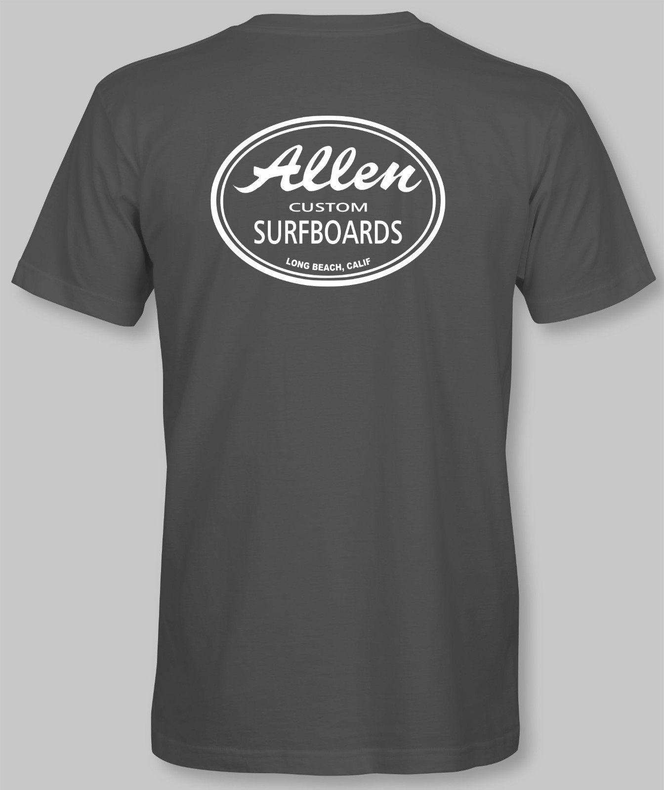 Allen Surfboards Retro T-Shirt surf surfing california long beach