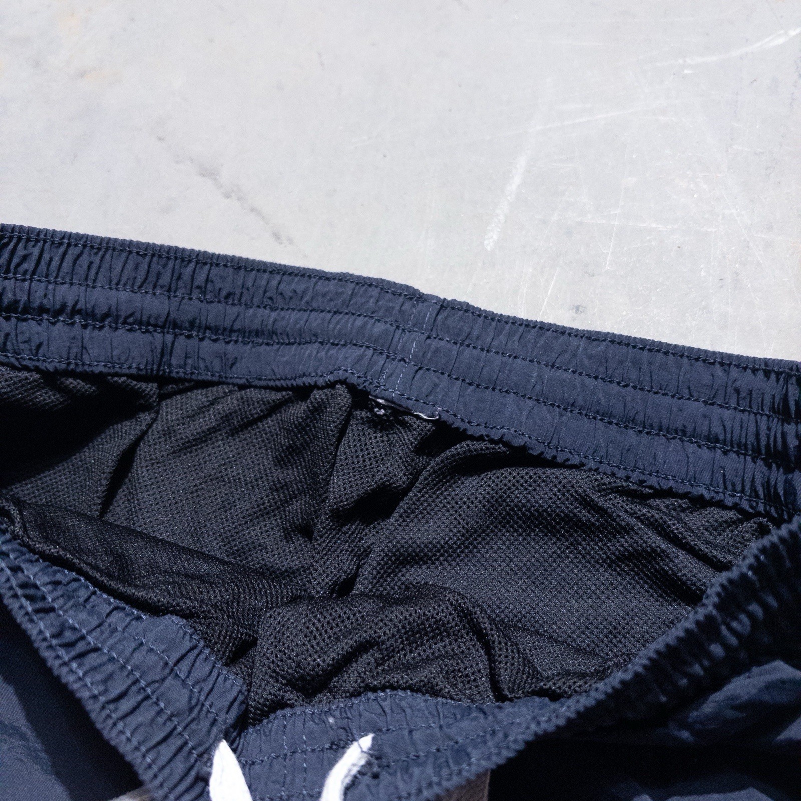 Champion Reverse Weave Nylon Elastic Cuff Track Pants Men’s Small Navy