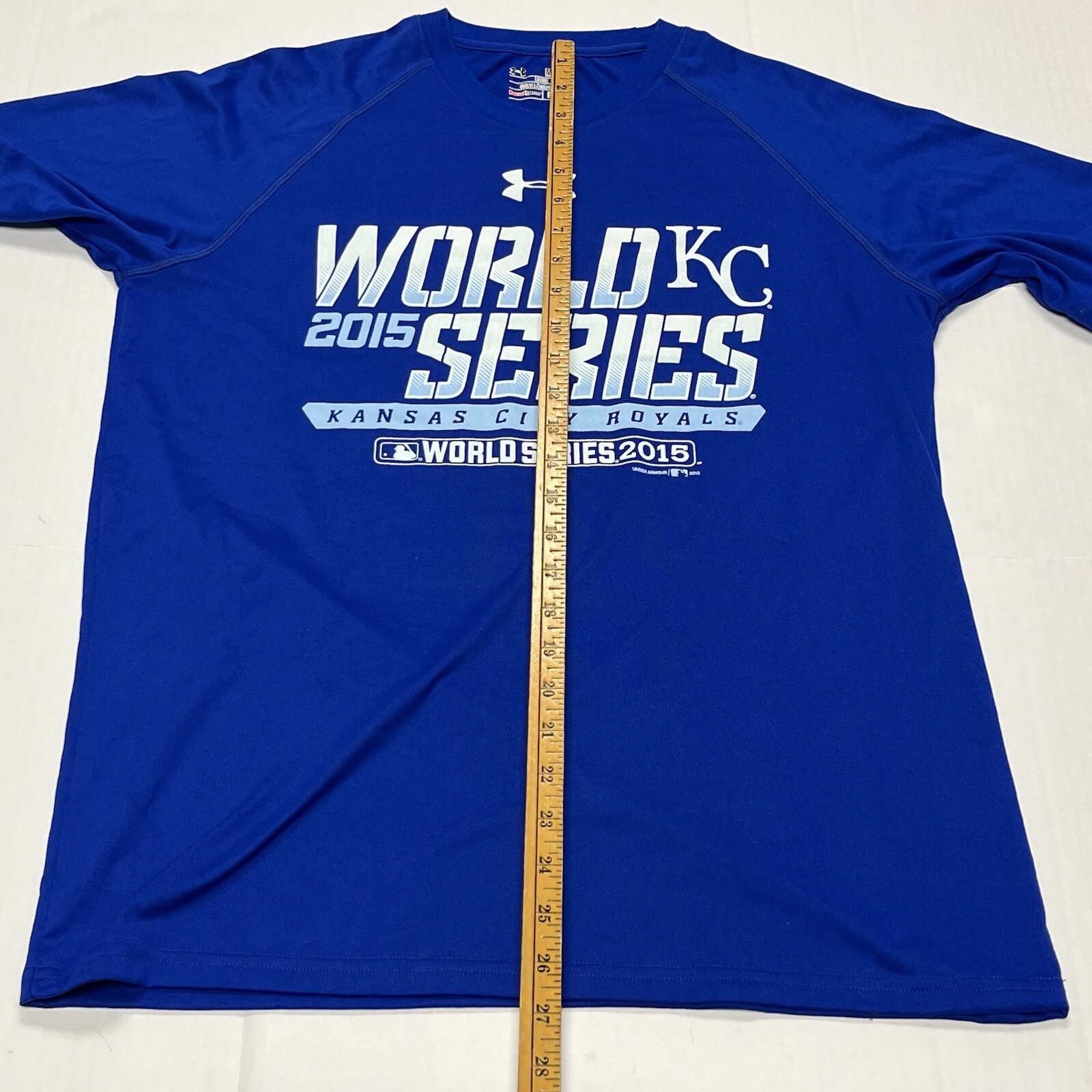 Kansas City Royals Under Armour Loose Heatgear Athletic T-Shirt Men Medium WS15