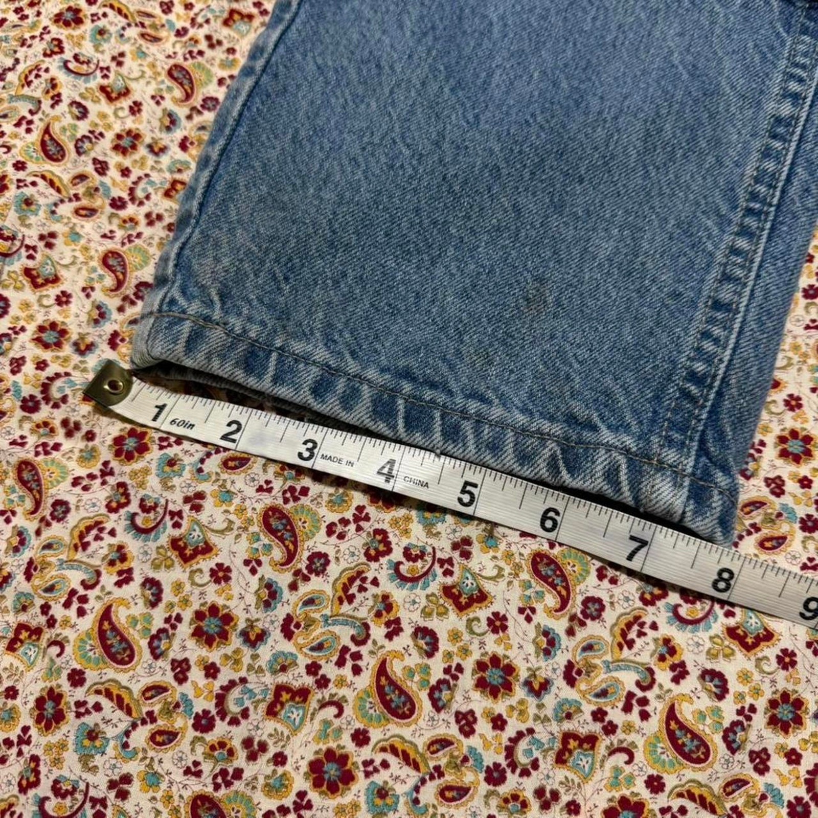 Vintage Dickies Double Knee Carpenter Blue Jeans 30Wx29L