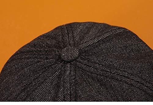 Docker Cap Men Brimless Hats Beanie Rolled Cuff Retro Sailor Hat with Adjustable