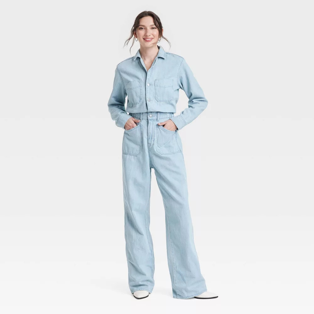 Women’s Denim Baggy Jumpsuit – Universal Thread