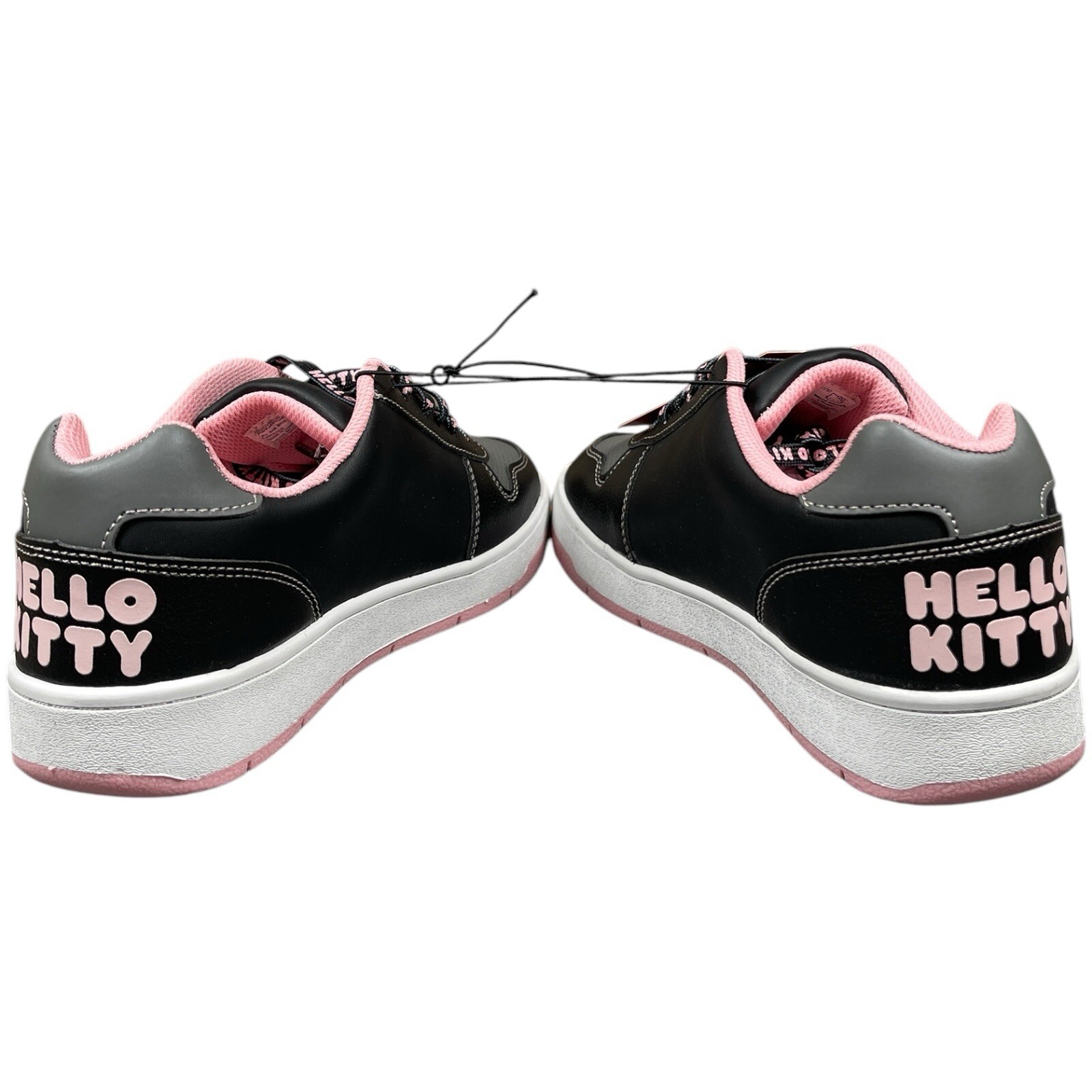 Hello Kitty by Sanrio Women’s Fashion Sneakers Size 8 Black/Light Pink Shoes NEW