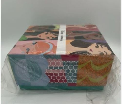 Disney Princess Bombas Socks 6 Pair Women Medium 8 9 10 10.5 Calf Crew Moana New