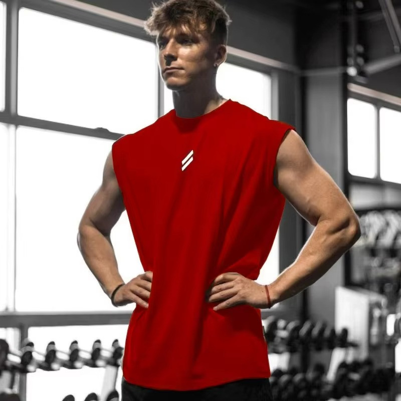 Summer Men’s Tank Top Quick Dry Breathable Sleeveless Shirt Gym Fitness Vest