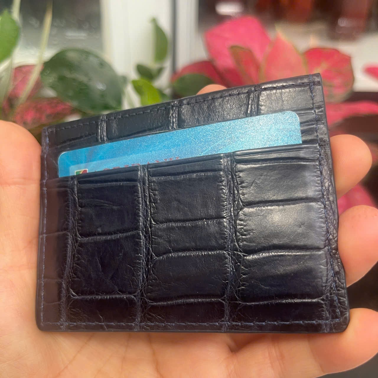 GENUINE LEATHER SKIN CREDIT CARD HOLDER/ WALLET CARD HOLDER FOR MEN