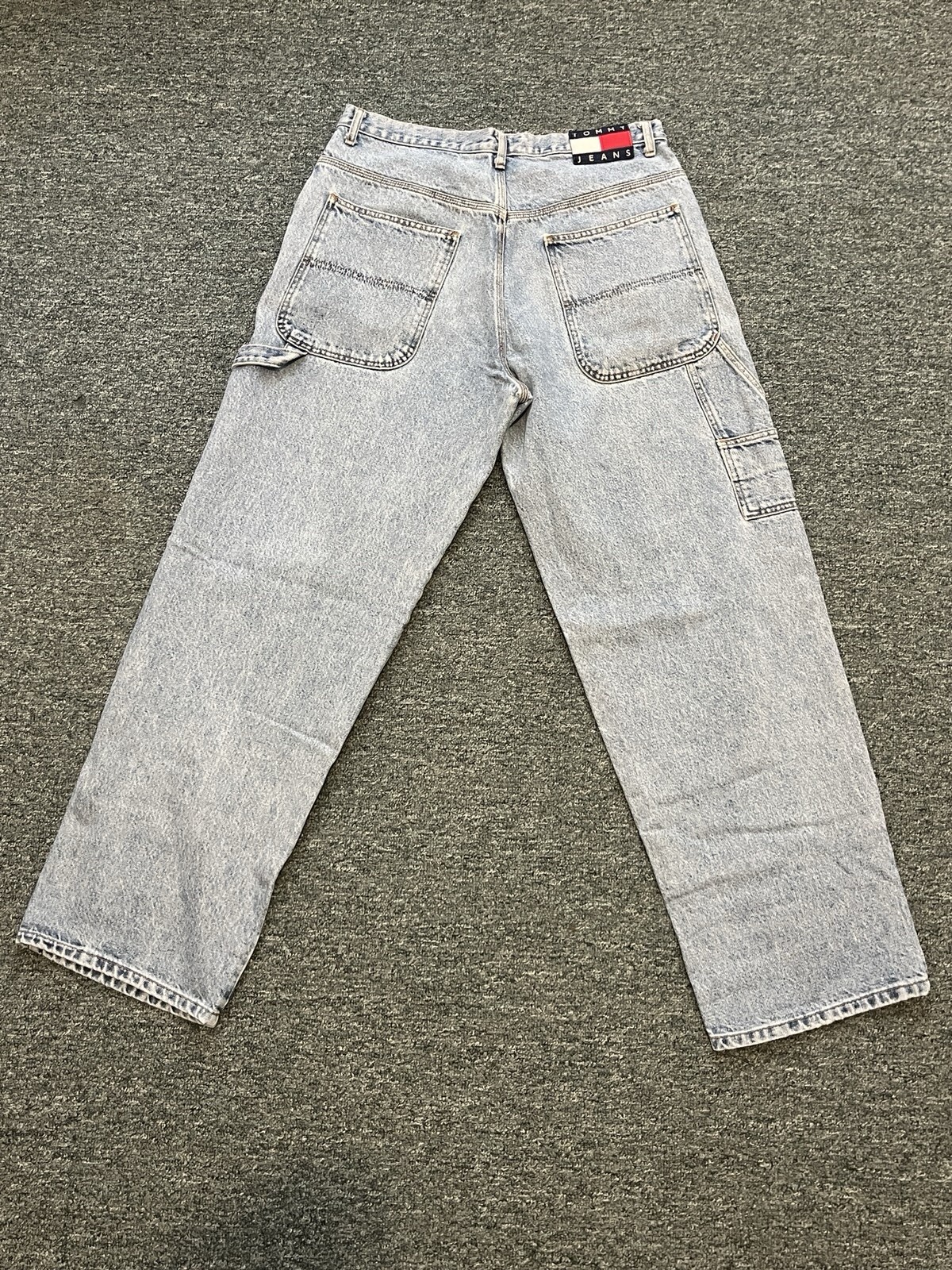 Vintage Baggy Tommy Carpenter Jeans Size 33 Blue