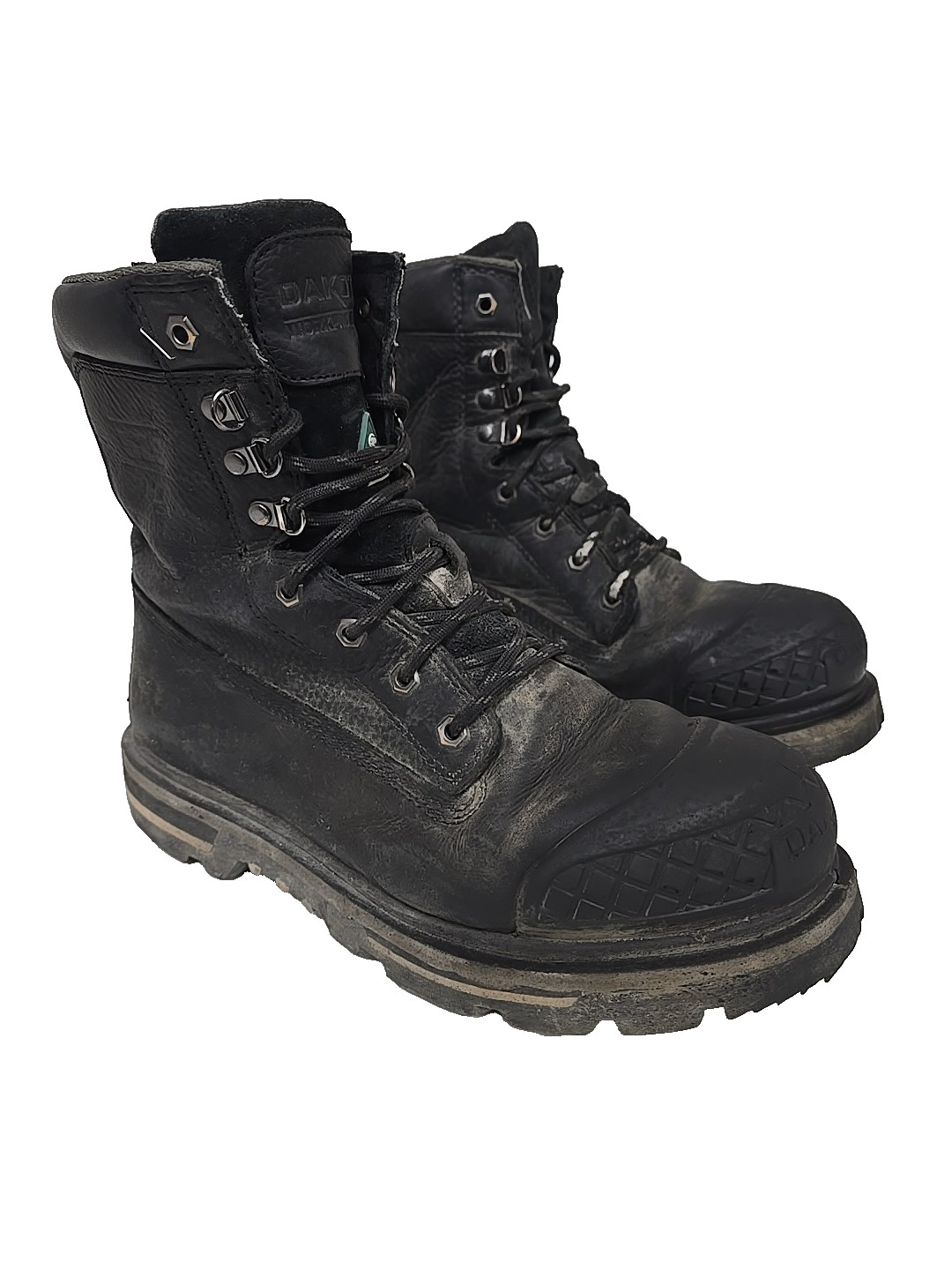 Dakota Men’s 529 HD3 8″ STSP Injected Welt Boots Black/Black Size 10M