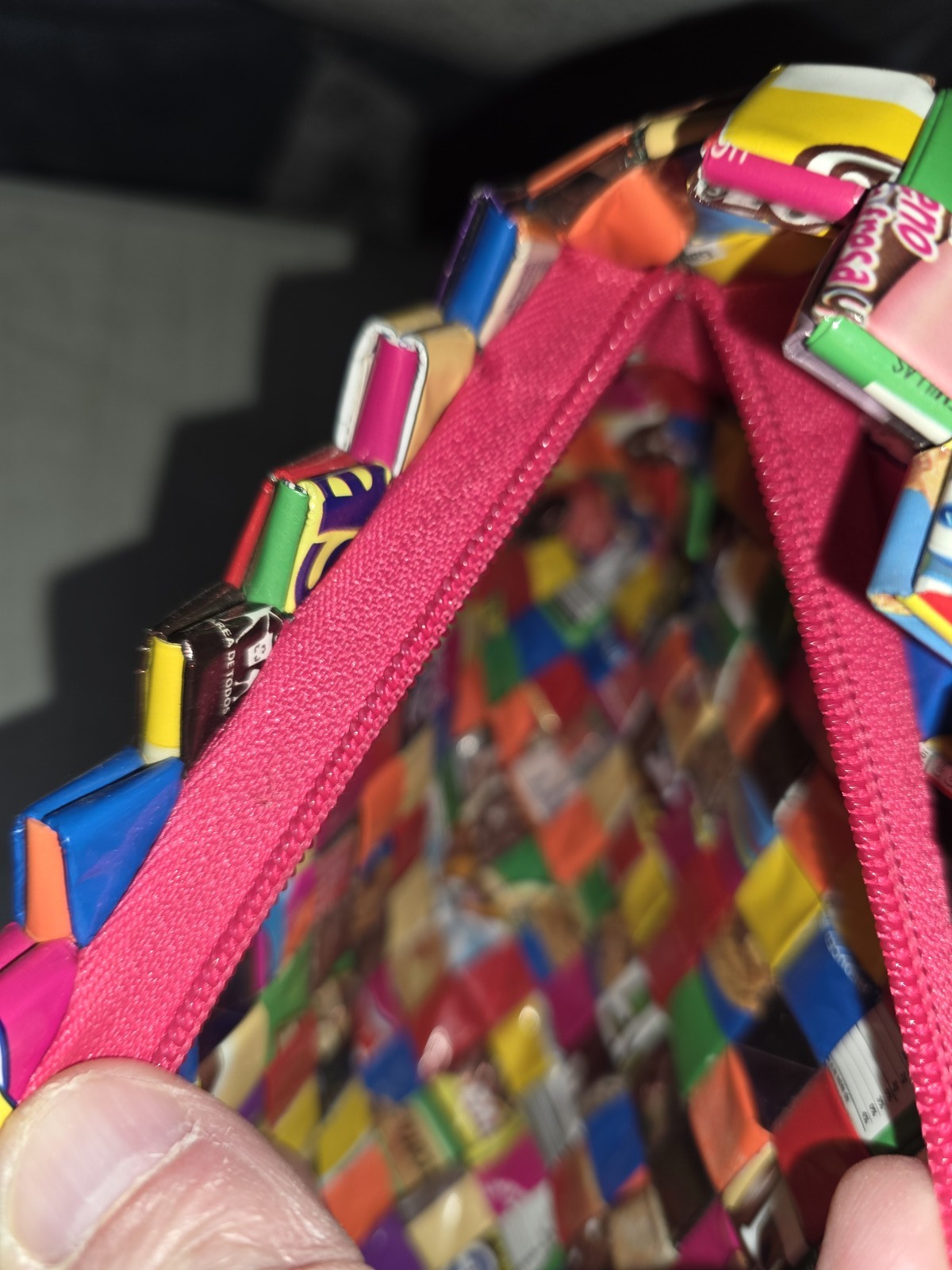 🔥 Candy Wrapper Purse Woven Handmade Recycled Shoulder Bag Eco Friendly Mexico