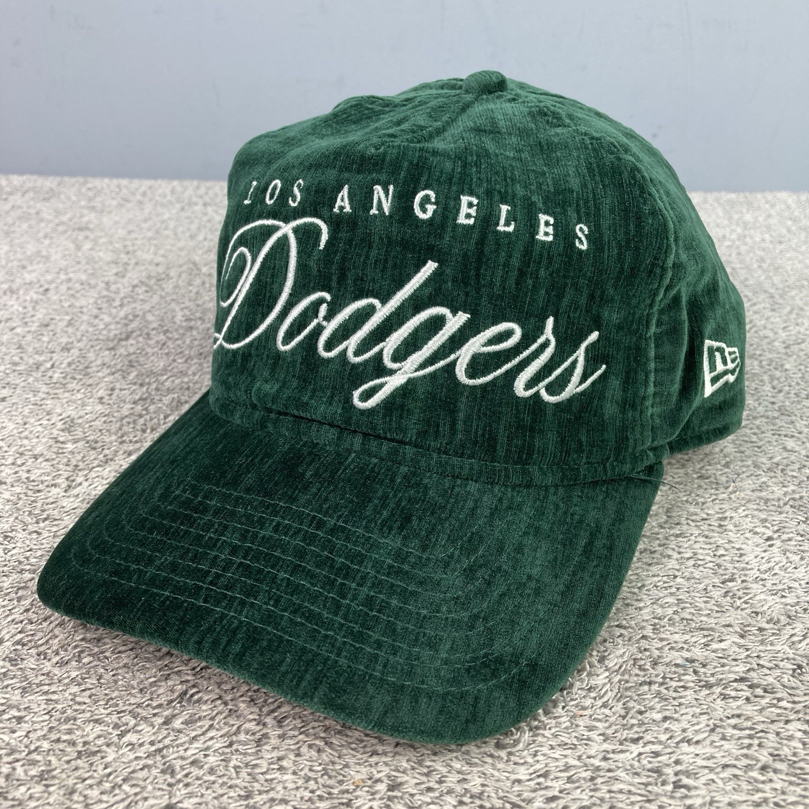 Los Angeles Dodgers New Era 19TWENTY Hat Velvet Green Script Snapback Adjustable