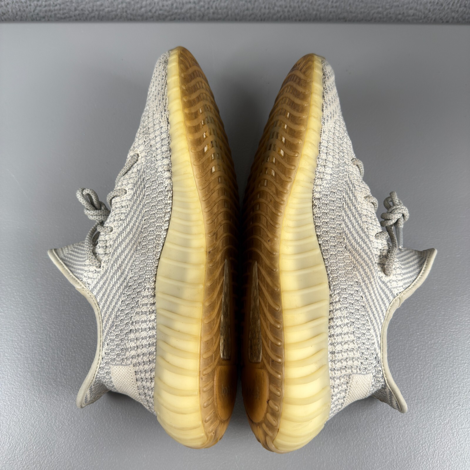 YEEZY Boost Shoes Mens 14 Beige 350 V2 Lundmark Adidas Reflective Laces FU9161