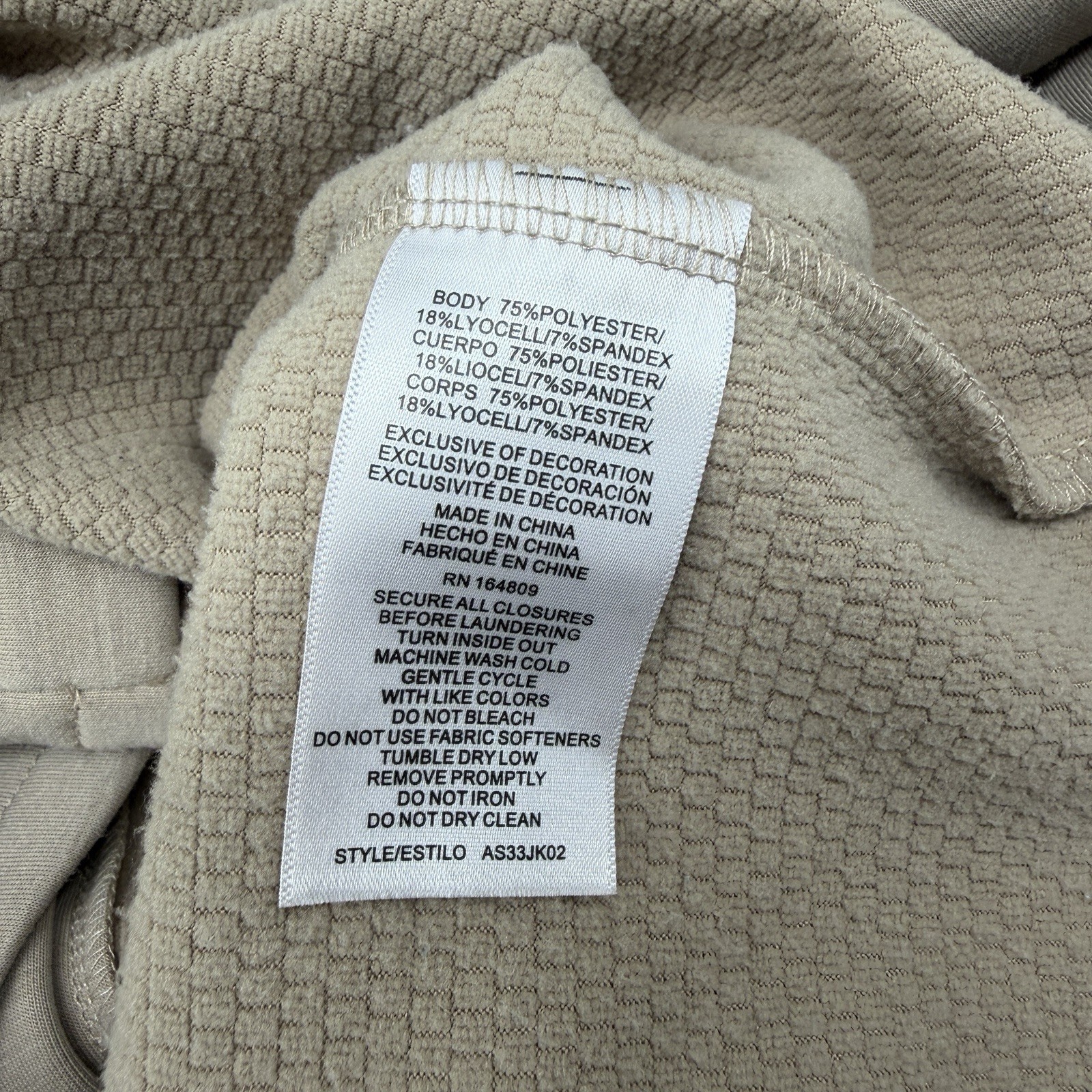 Aspen Shacket Button Up Pockets Beige Fall Cozy S