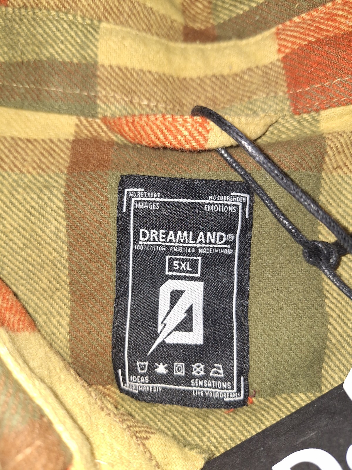Mens Dreamland Flannel Size 5X