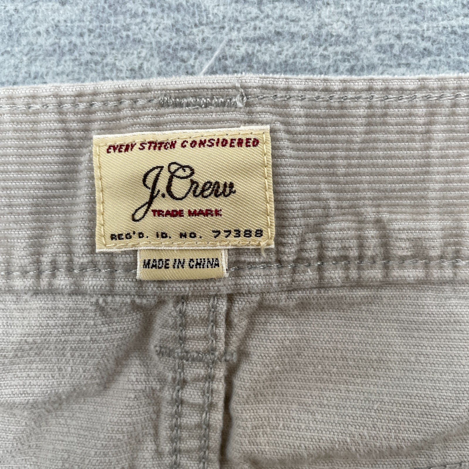 J Crew Pants Mens 31×30 Gray The Sutton Chino Corduroy Straight Leg Slim