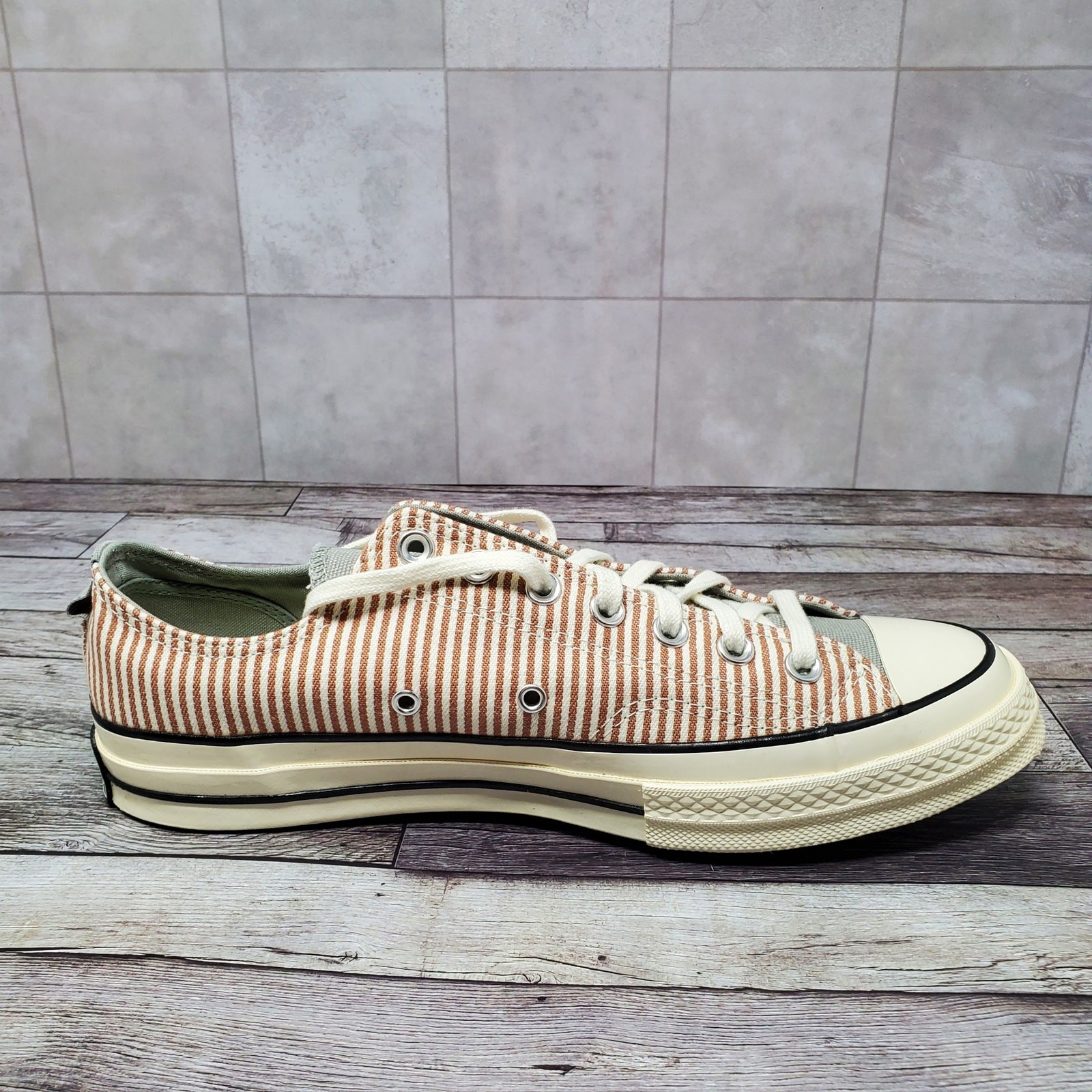 Converse Chuck 70 Crafted Stripe Low Top Canvas Men’s Size 10 Women’s 12 A00474C