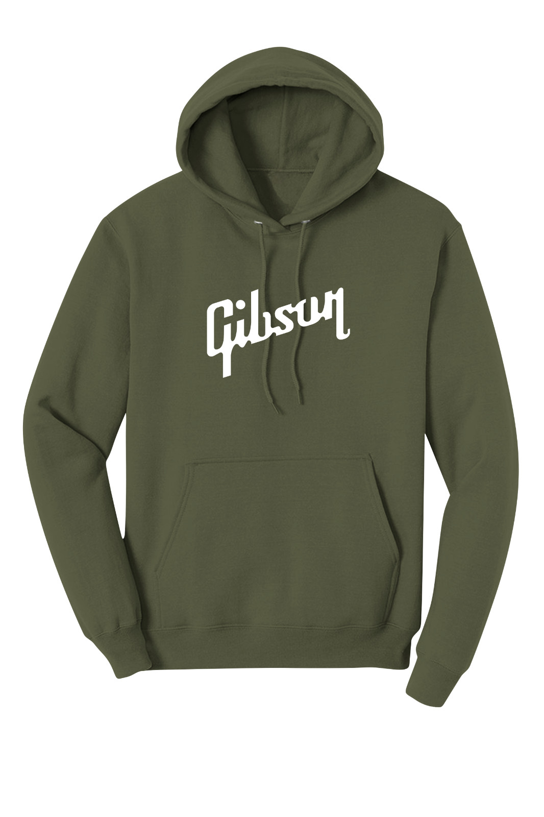 Gibson Guitars Logo PRINTED Pullover Hoodie Sweatshirt