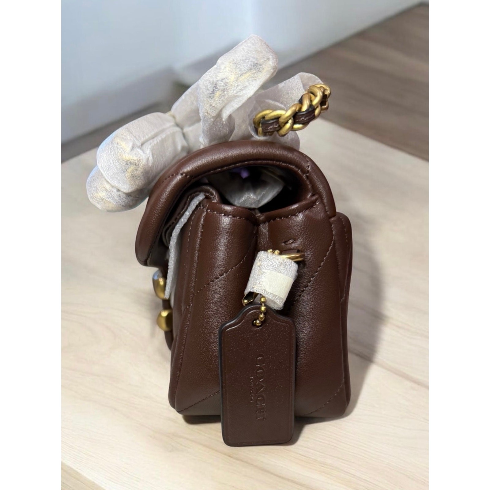 NWT Coach CP149 Quilted Leather Tabby 20 Shoulder Bag