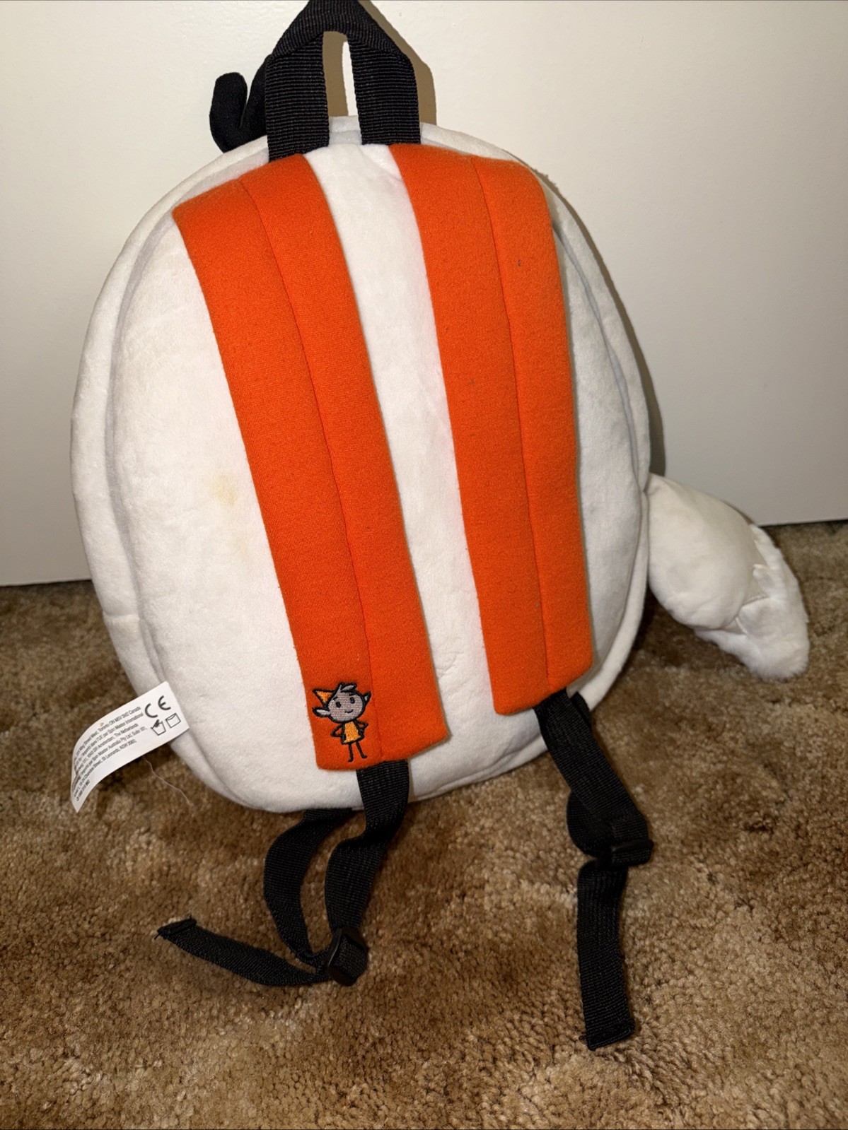 Gund Twig Hilda Fawn Deer Fox White Black Antlers Tail Netflix Plush Backpack