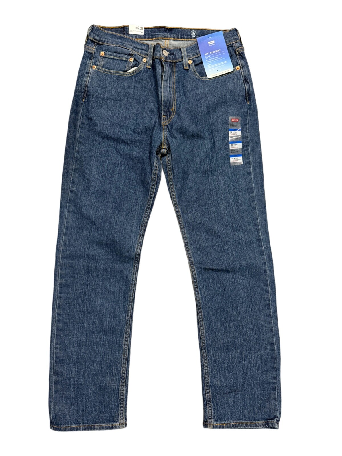 Levis 514 Straight Fit Jeans Stretch Jeans Color Dark Blue 005141769