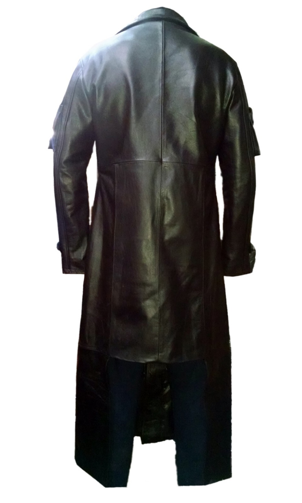 The Punisher Frank War Zone Thomas Jane Tactical Faux Leather Trench Coat