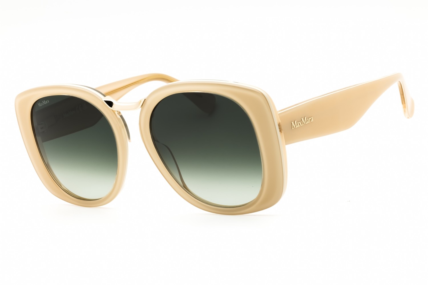 MAX MARA MM092-25P-55 Sunglasses Frame Size 55mm 140mm 18mm IVORY Women