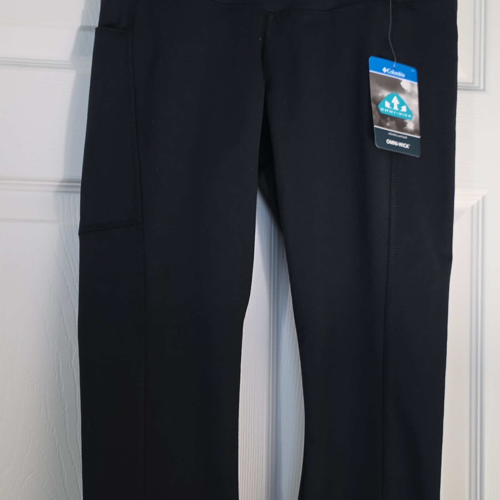 Columbia Omni-Wick Norwood 3.0 7/8 Ankle Leggings Moisture Wicking S Black