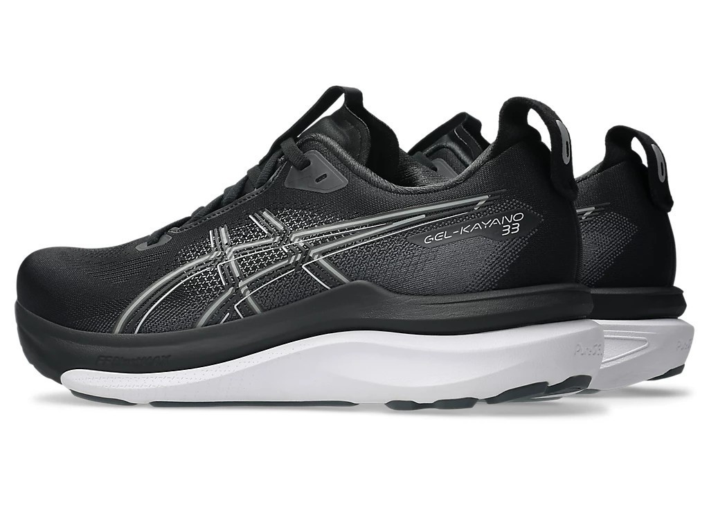 ASICS GEL-KAYANO 33 1011C167 002 Black White Men Running Shoes