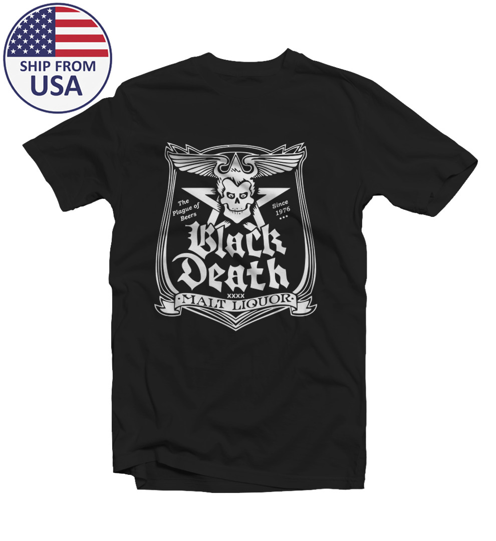 Black Death Malt Liquor WKRP in Cincinnati T-Shirt tee Unisex Free Shipping