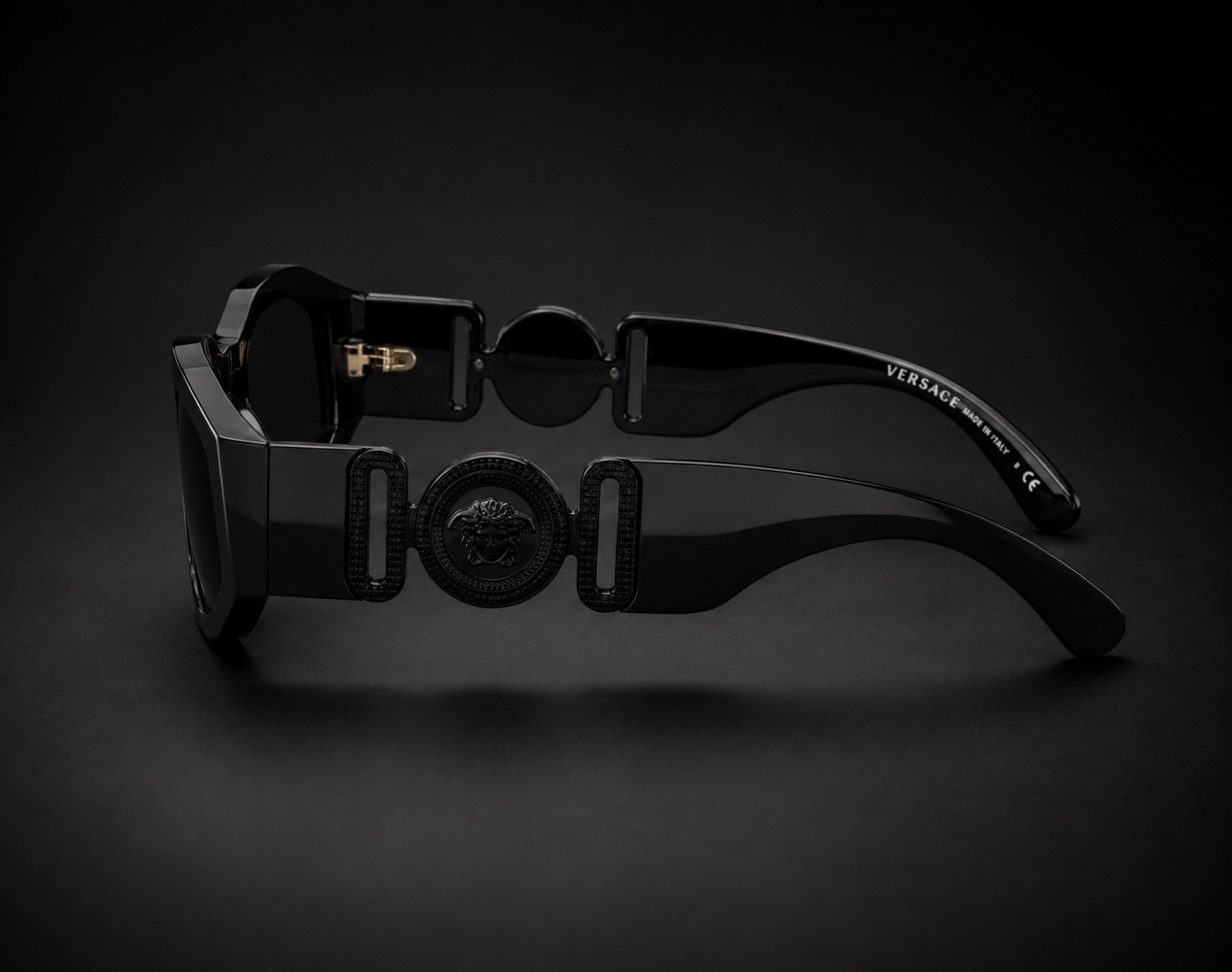 VERSACE VE4361 536087 53mm Black Dark Grey Unisex Sunglasses