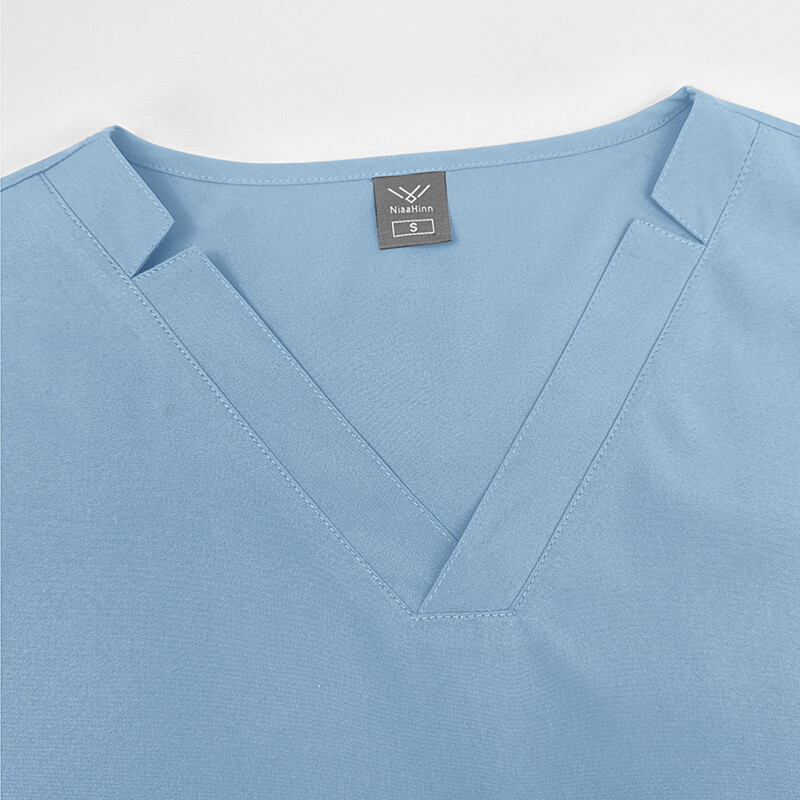 Lady Medical Scrub Set Nursing Uniform V-Neck Straight 2025 Summer Fashion Color