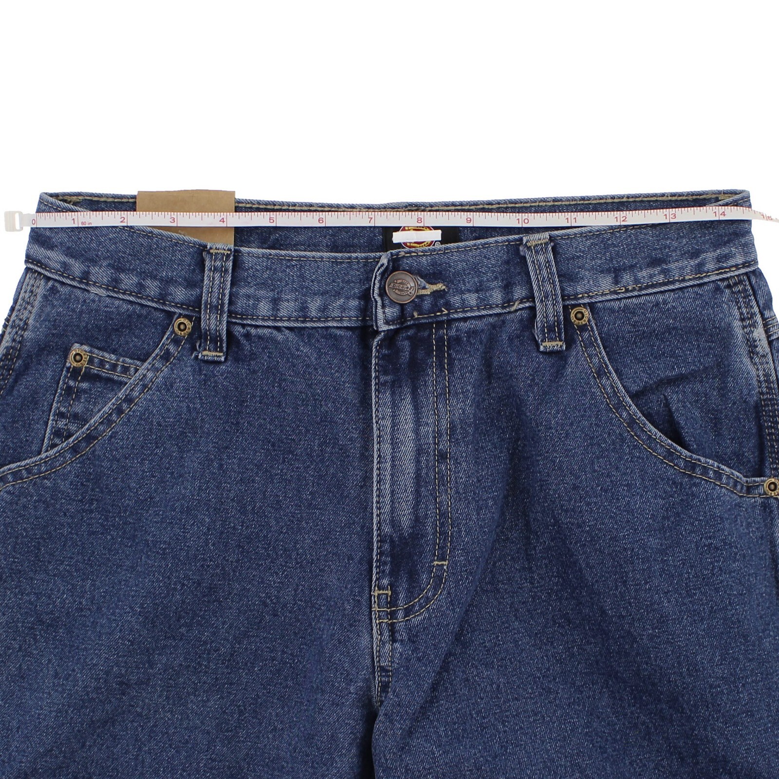 Dickies Men’s Carpenter Denim Jeans, Straight Leg Cotton 7 Pocket Pants