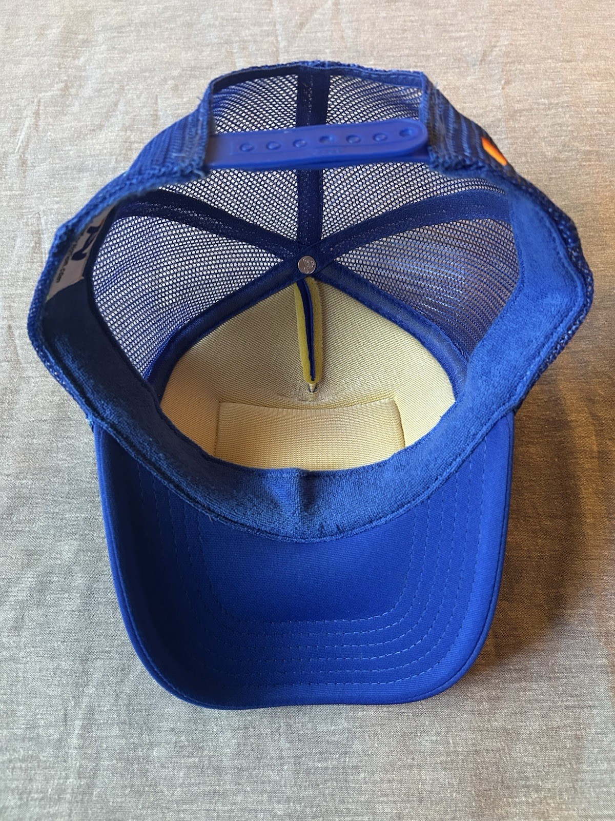 Aviator Nation Blue Solid Trucker Hat One Size Adjustable Mesh Back