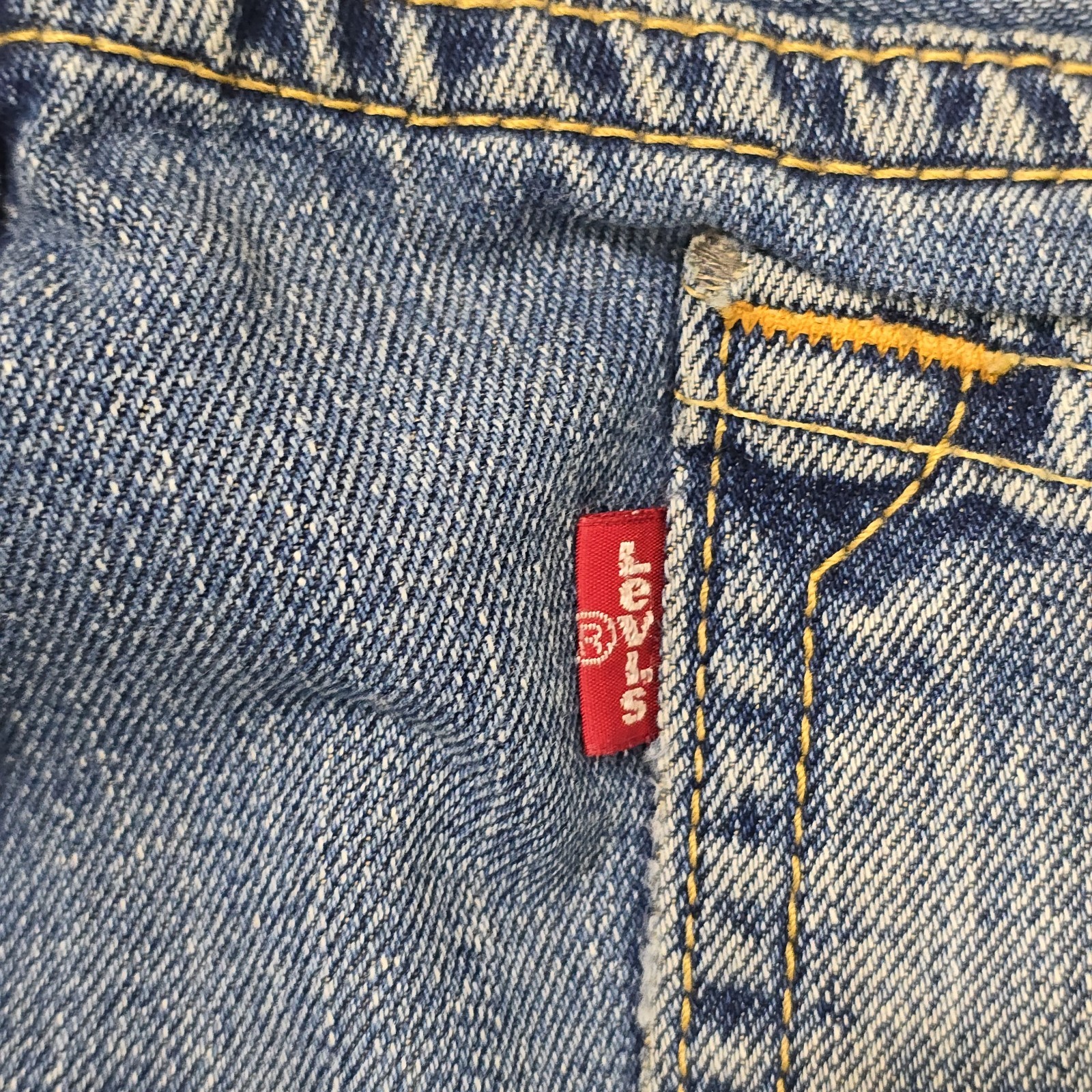 Vintage Levis Type 1 Jeans Loose Fit Blue Denim Red Tab 38×34 Quality Never Goes