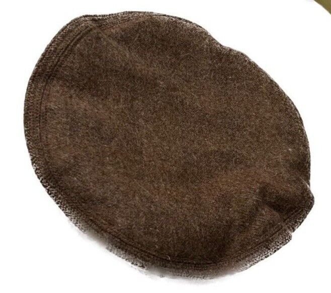 Afghan Pakistan Chitrali Pashtun Tribal Pakol Cap Tupi Kufi Topi Hat Dark Brown